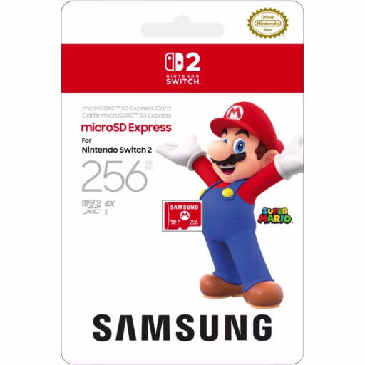 Imagen 0 de Samsung for Nintendo Switch 2 microSDHC / microSDXC 256 GB UHS-I (Class 10 / Speed Class 1) (MB-MZ256S)