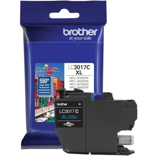 Cartridge Brother LC3017C Cyan Comp. MFC-J5330DW/J6530DW/J6930DW 550 Páginas