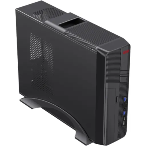 Imagen 4 de Gabinete Slim Clio CL-S605 Full  mATX ITX 2*USB 3.0 con Fuente de Poder 500W