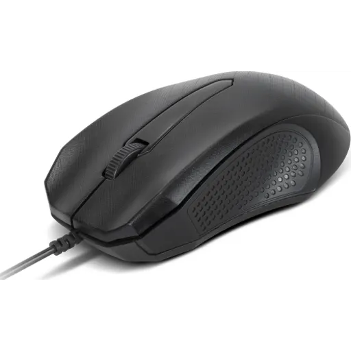 Mouse Alámbrico XTech XTM-165 Óptico 1000dpi USB 3D 3 Botones Color Negro