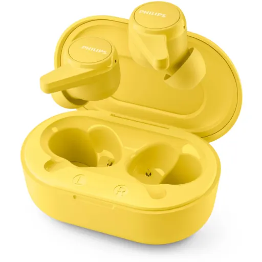 Imagen 0 de Philips True Wireless Headphones - Yellow (TAT1207YL)