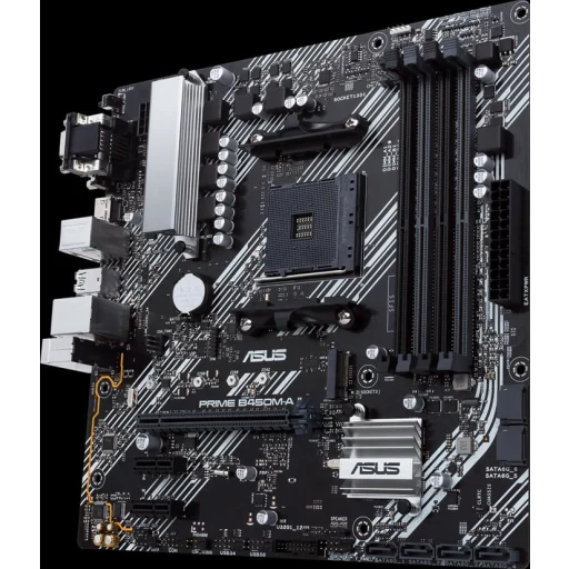 Imagen 0 de Tarjeta Madre Asus PRIME B450M-A II LGA AMD AM4 3°G DDR4 M.2 DVI HDMI VGA USB3.2