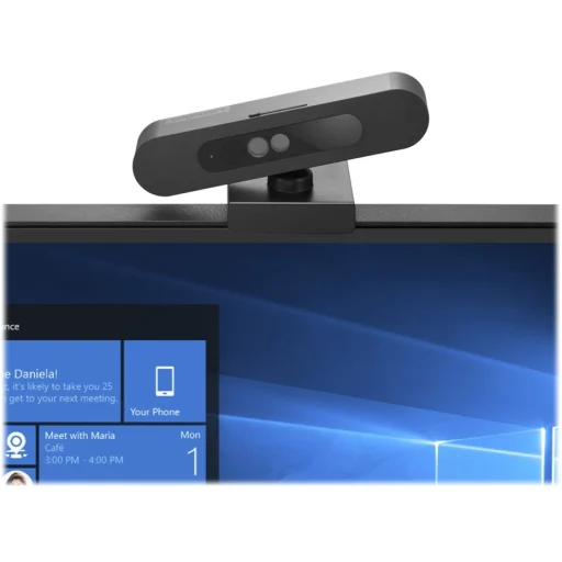 Imagen 1 de Cámara Web Lenovo 500 Full HD 1080p Reconocimiento Facial USB-C c/Soporte Negro