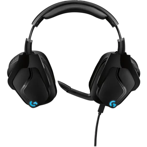 Imagen 5 de Audífonos Gamer Inalámbricos Logitech G935 RGB LightSync 7.1 DTS c/Mic Negro
