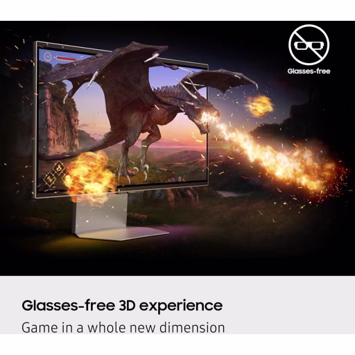 Imagen 5 de Monitor Vision 3D Gamer Samsung G90XF 27" 4K sin lentes IPS 165Hz Pivoteable