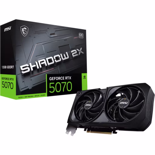 Imagen 0 de MSI GeForce RTX 5070 12G SHADOW 2X OC [G5070-12S2C]