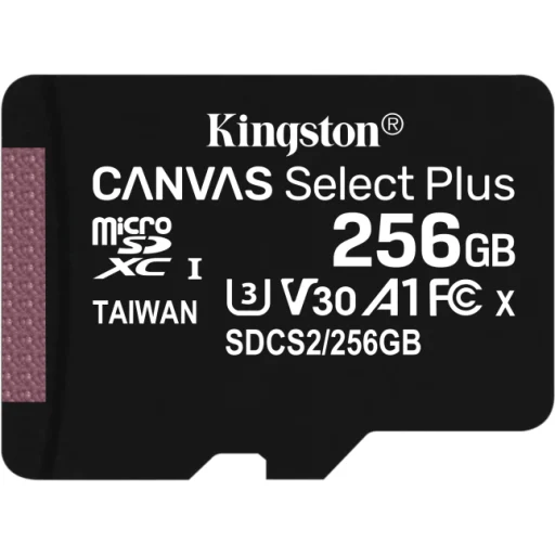 Imagen 2 de Memoria MicroSDHC 256GB Kingston MicroSDHC/SDXC Canvas Select Plus 100R/85R