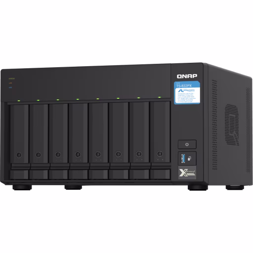 Imagen 3 de Servidor NAS QNAP TS-832PX-4G Apine AL324 RAM4GB Admite 8*SATA 3.5" Torre
