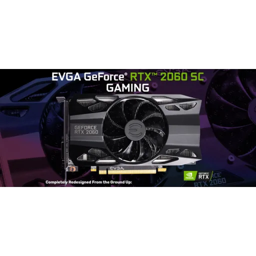 Imagen 9 de Tarjeta de Video EVGA GF-NV-RTX 2060 SC GAMING 6GB GDDR6 PCIe 16x DP DVI HDMI