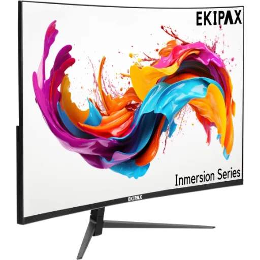 Imagen 2 de Monitor Curvo Ekipax 27" FHD 1920*1080 VA HDMI VGA 2ms 75hz VESA