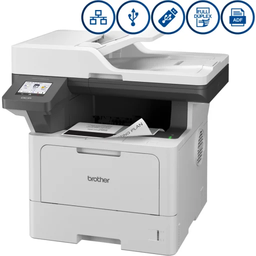 Imagen 2 de Impresora Multifunción Brother DCP-L5660DN, Láser monocrómo LAN USB2.0 Dúplex
