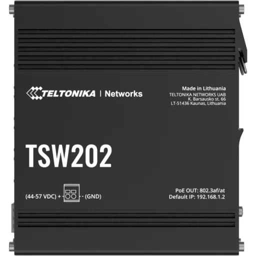 Imagen 4 de Switch Gestionable Teltonika TSW202, 8xGbE PoE/PoE+ + 2xSFP 1000BaseX