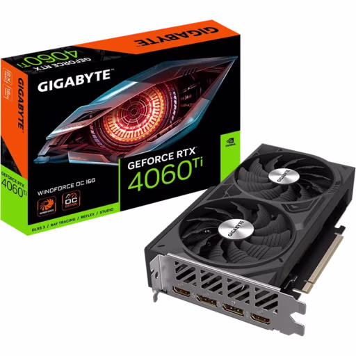 Imagen 0 de Gigabyte GeForce RTX 4060 Ti WINDFORCE OC 16G [GV-N406TWF2OC-16GD]