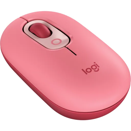 Imagen 1 de Mouse Inalámbrico Logitech POP Mouse Emoji Rose Óptico 4000DPI 4 Btns Bluetooth