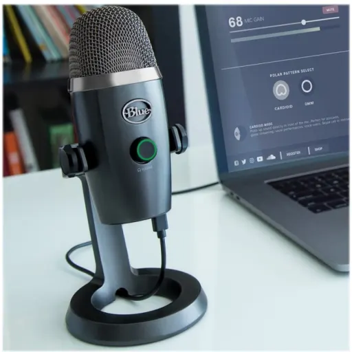 Imagen 8 de Micrófono Profesional Blue Yeti Nano Shadow Grey Alámbrico USB 