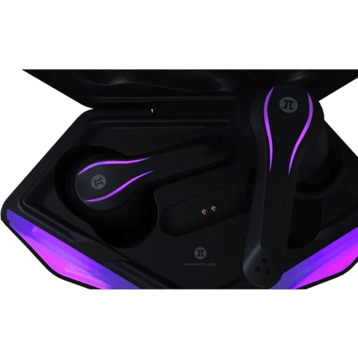 Imagen 4 de Audífonos Gamer Inalámbricos Primus PWH-200 c/Mic Caja Carga 400mAh Color negro