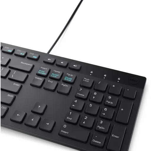 Imagen 3 de Kit Teclado Mouse Alámbrico Dell KM300C Conectividad USB Cable 1.8 mts  Negro