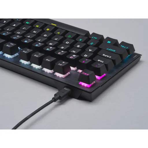 Imagen 7 de CORSAIR K60 PRO RGB - Juego de teclado y raton - mechanical, TKL, gaming - retro