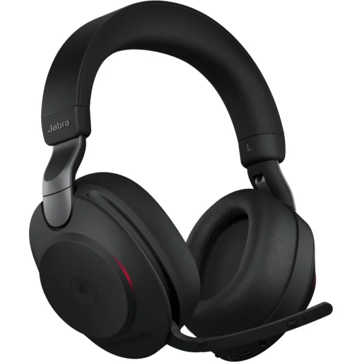 Imagen 3 de Audífonos Jabra Evolve2 85 Link380a MS Stereo Bluetooth USB Tipo-C Color Negro