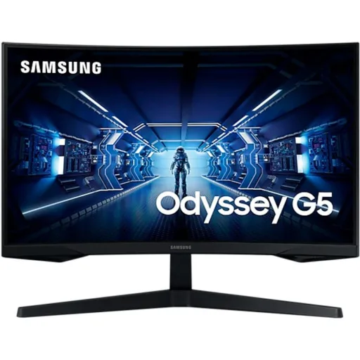 Imagen 0 de Monitor Gamer Curvo Samsung Odyssey G5 27" WQHD 2560*1440 VA DP HDMI 144Hz
