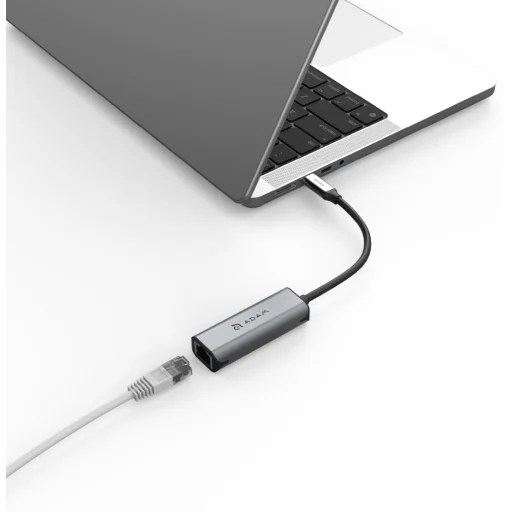 Imagen 3 de Adaptador USB-C a Ethernet CASA e2 hasta 2.5GB Adam Elements gris