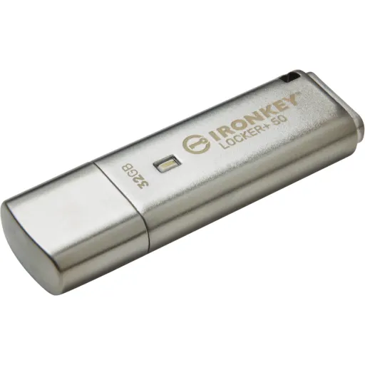 Imagen 2 de Pendrive 32GB Kingston IronKey Locker Plus 50 USB 3.2 Gen 1 Color Plata
