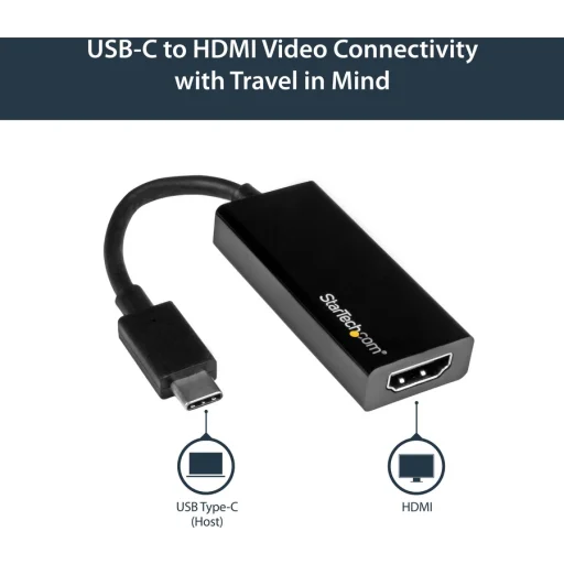 Adaptador Tipo C 3.1 a HDMI y VGA Calidad 4K 2K Full HD