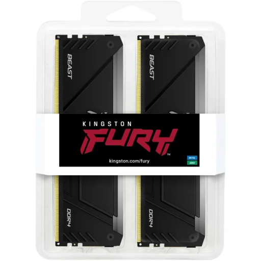 Imagen 1 de Memoria RAM 32GB (2*16GB) DDR4 3200MHz DIMM CL16 Non-ECC 1.35v 288p FURY Beast