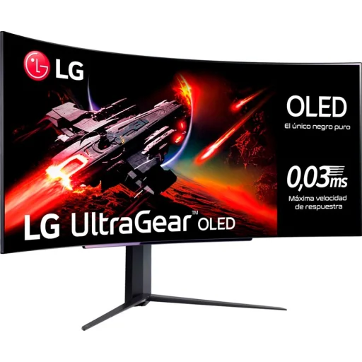Imagen 1 de MONITOR 45GR95QE B 3440x1400 OLED CURVED
