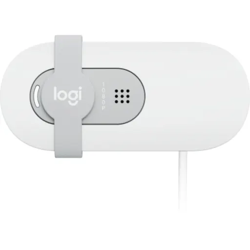 Imagen 4 de Cámara Web Logitech Brio 100, FHD1920*1080 30pps 2MP c/Mic USB tipo-A Blanco
