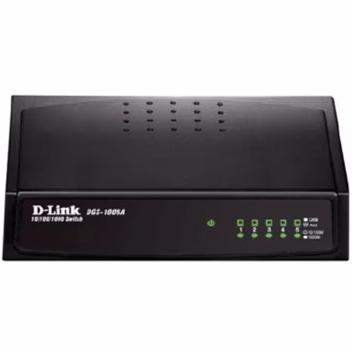 Imagen 0 de Switch D-Link DGS-1005A 5 Puertos 10/100/1000Mbps No Manejable de Sobremesa