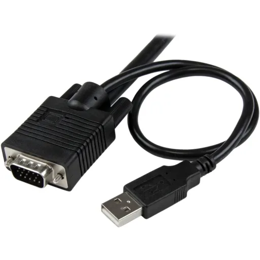 Imagen 3 de StarTech.com Switch Conmutador KVM de Cable con 2 Puertos VGA USB Alimentado por USB con Interruptor Remoto - Conmutador KVM - 2 x KVM port(s) - 1 usuario local - sobremesa