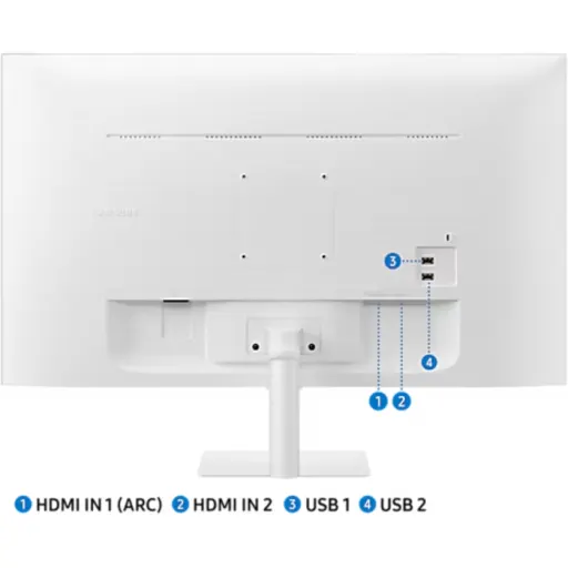 Imagen 8 de Monitor SmartTV Samsung Streaming M5 27" FHD 1920*1080 VA WiFi BT 2*HDMI 2*Hub