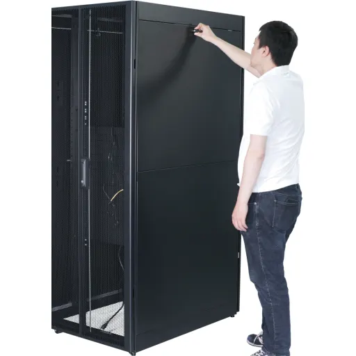 Imagen 4 de Rack Easy ER6282, 600mm 42U 800mm con Techo, panel lateral, ruedas Color Negro