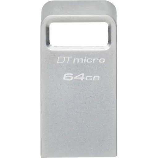 Pendrive 64GB Kingston DataTraveler Micro USB 3.2 Gen 200MB/s Metal Color Gris