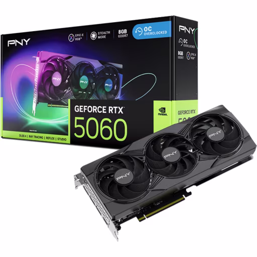Imagen 7 de Tarjeta de Video PNY NVIDIA GeForce RTX 5060 8GB GDDR7 3*DP HDMI Dual Slot 550W
