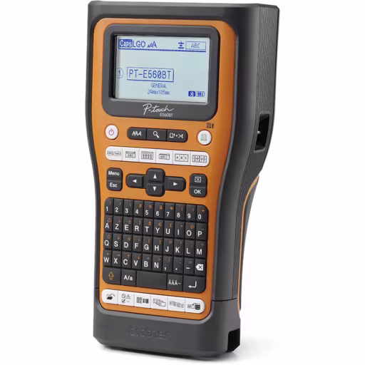 Imagen 2 de Rotuladora Industrial Brother PT-E560BTVP, 18/24mm 30mm/s Bluetooth USB-C