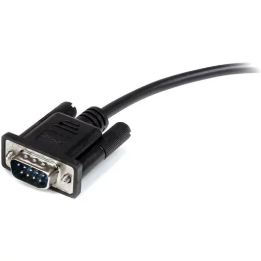 Imagen 2 de Cable Extensión SERIAL RS232 DB9 M/H Directo Straight Through 2mts Negro - StarT