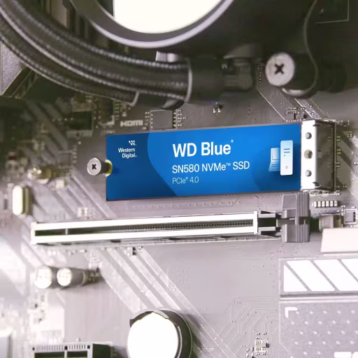 Imagen 2 de Unidad SSD Western Digital Blue SN580 1TB M.2 22*80 PCIe4x4 Le4000MB/s Esc2000MB