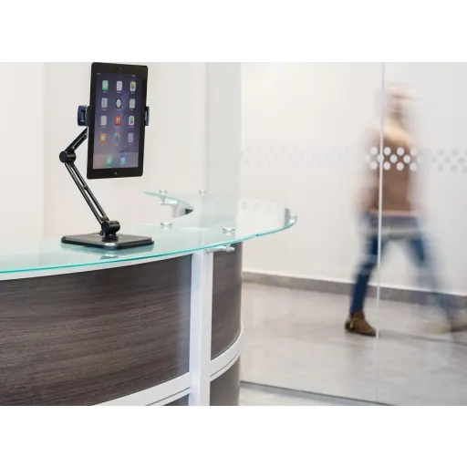 Imagen 3 de Base con Soporte StarTech p/Tablet de 4.7" a 12.9" Muro/Escr Brazo ajustab Negro