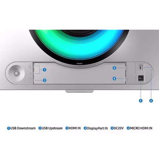 Imagen 3 de Monitor Gamer Curvo Samsung Odyssey OLED G9 49" DQHD5120*1440 OLED DP HDMI 240Hz