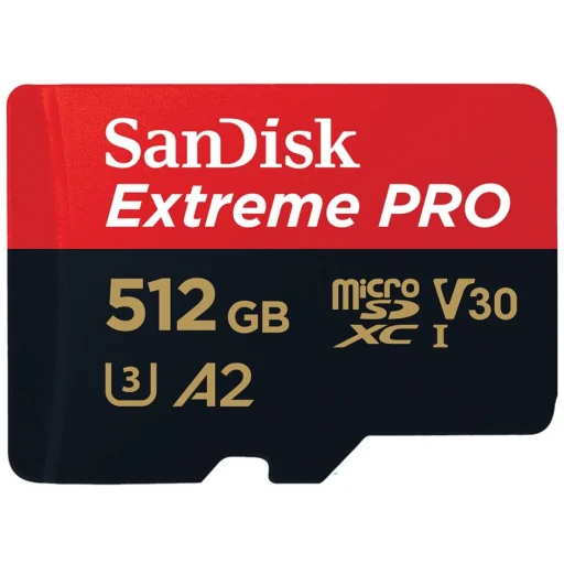 Imagen 1 de Memoria MicroSDXC 512GB SanDisk Extreme Pro UHS-I Cl3 Lec200MBs Esc140MBs c/adap