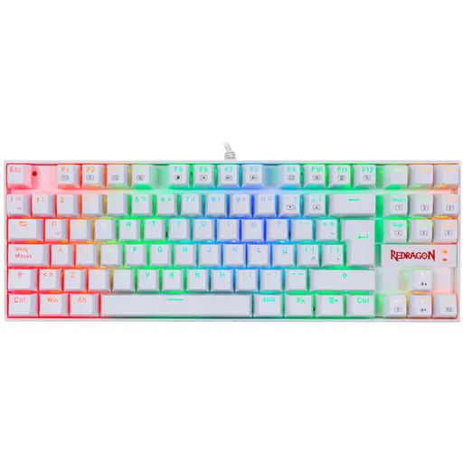 Imagen 0 de Redragon Kumara K552 White (Español) (K552W-RGB-SP-RED)