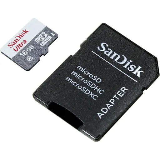 Imagen 1 de Memoria MicroSDHC 16GB SanDisk Ultra UHS-I Class 10 533x Lectura 80MB/s