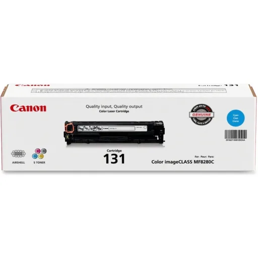 Imagen 0 de Toner Canon 131 Cyan, compatible imageCLASS MF8280Cw, 1.500 Páginas