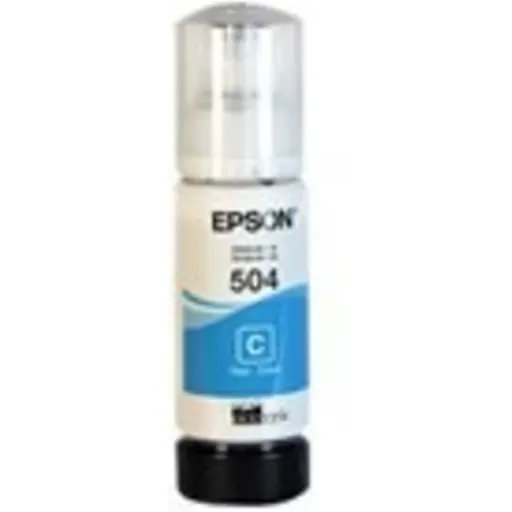 Imagen 2 de Botella de Tinta Epson T504 CYAN C13T03N22A L4150, L4160, L6161, L6171, L6191