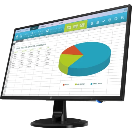 Imagen 5 de Monitor HP N246v Full HD 23.8" 1920x1080 LED IPS VGA DVI HDMI 