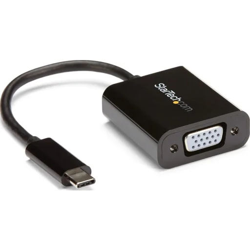 Adaptador Gráfico StarTech USB 3.1 Tipo-C Macho a VGA Hembra Color Negro