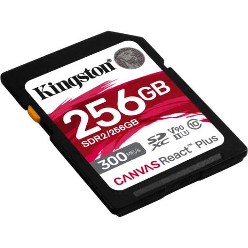 Imagen 1 de Memoria SDXC 256GB Kingston Canvas React Plus SDXC UHS-II 300R/260W U3 V
