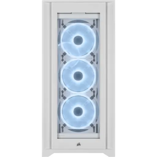 Imagen 0 de Gabinete Corsair iCUE 5000X RGB QL MidTower Ventana Cristal USB-C 2*USB3.0 Blanc